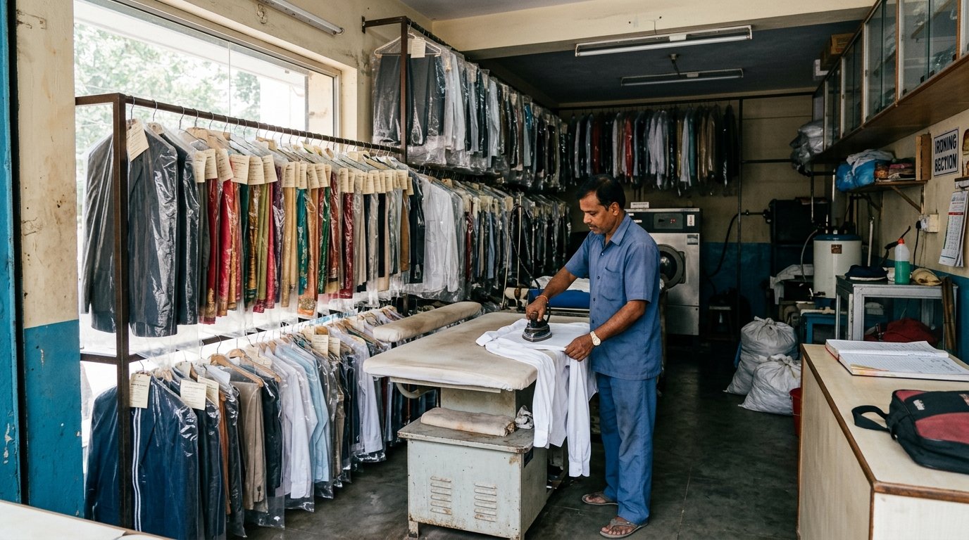 Dry cleaners and laundry